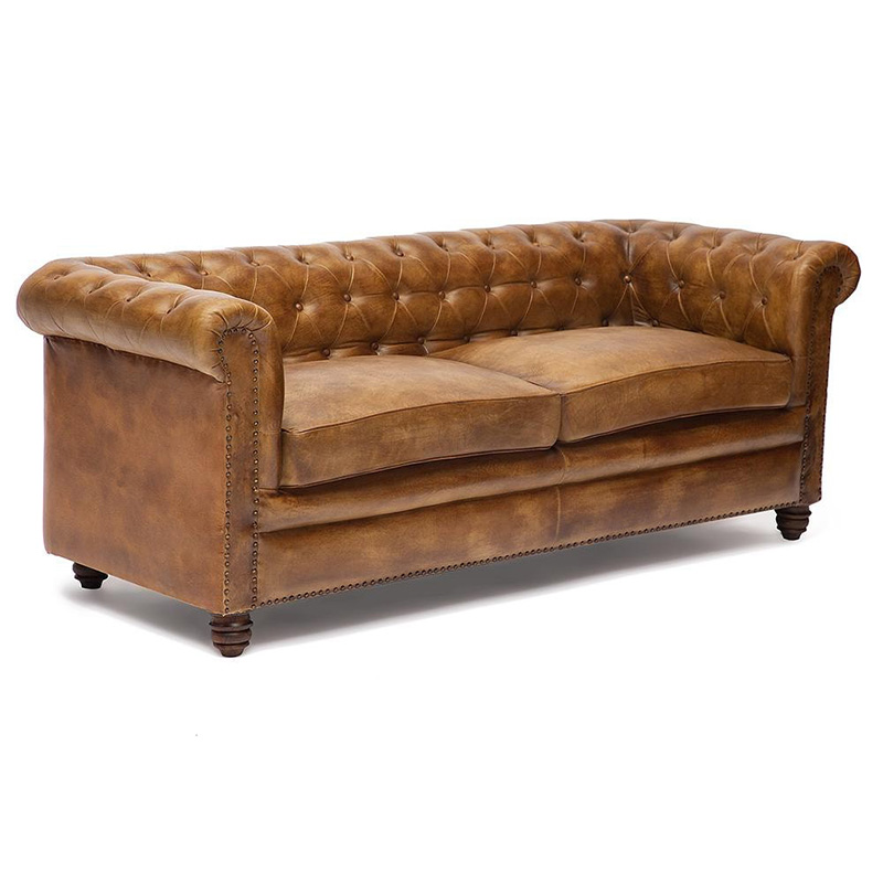   Buffalo Leather Sofa Triple    -- | Loft Concept 
