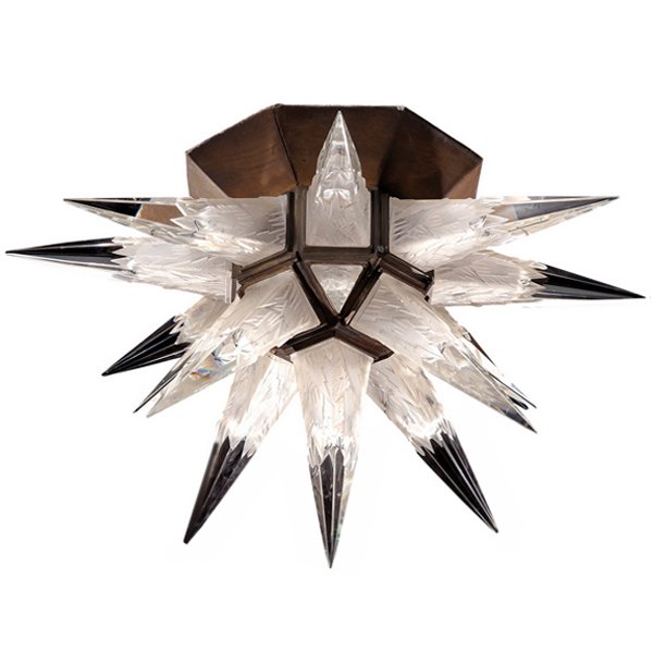 CHARLES J. WEINSTEIN Starburst Rare ceiling light     (Transparent)  -- | Loft Concept 