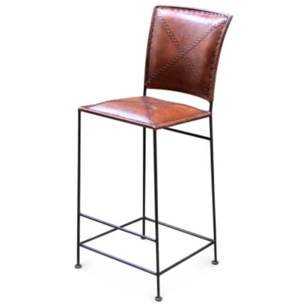   Loft Bar stool leather brown     -- | Loft Concept 