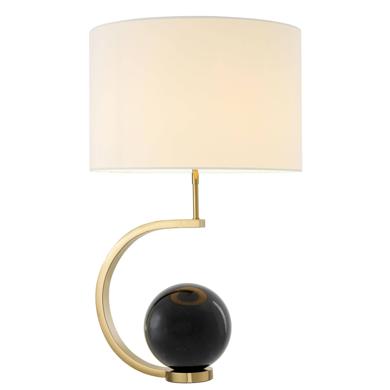  Eichholtz Table Lamp Luigi Black marble      Nero  -- | Loft Concept 