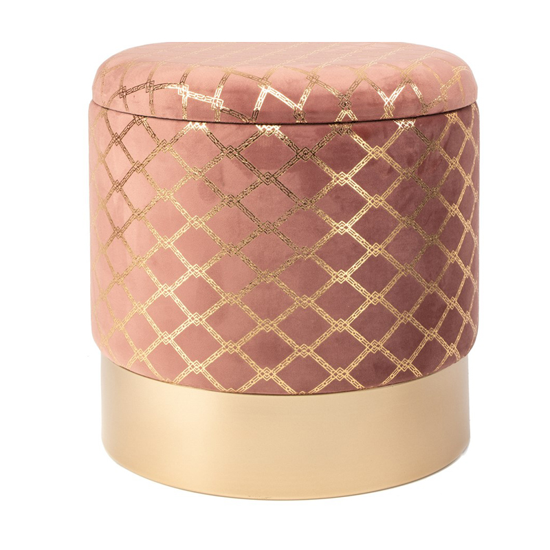  PUF Upholstery Gold Mesh   (Rose)   -- | Loft Concept 