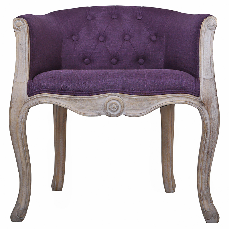      Louis French Armchair purple flax  -  -- | Loft Concept 