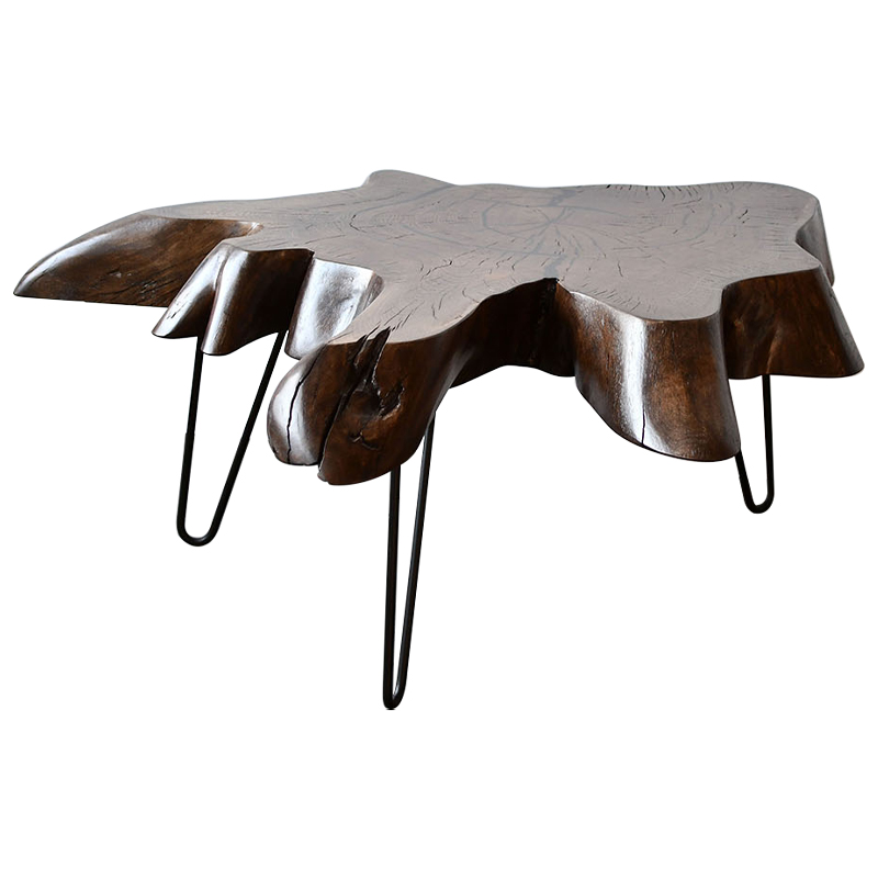   Tallulah Industrial Metal Rust Coffee Table    -- | Loft Concept 