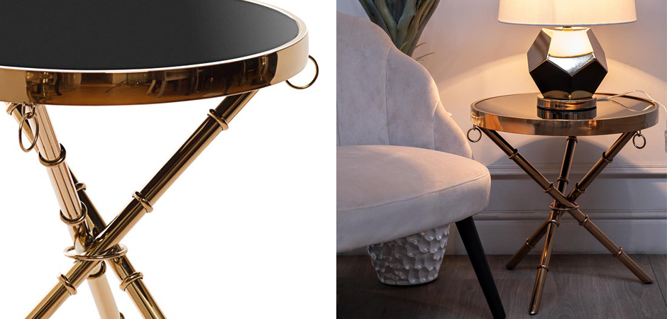 Стол Metal Bamboo Table pink gold Стол Metal Bamboo Table pink gold - Loft-Concept в Ростове-на-Дону