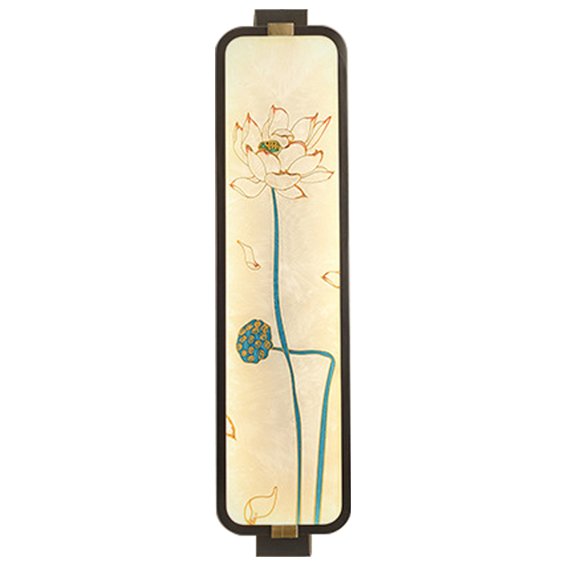   Lotus Oriental Scenes Wall Lamp      -- | Loft Concept 