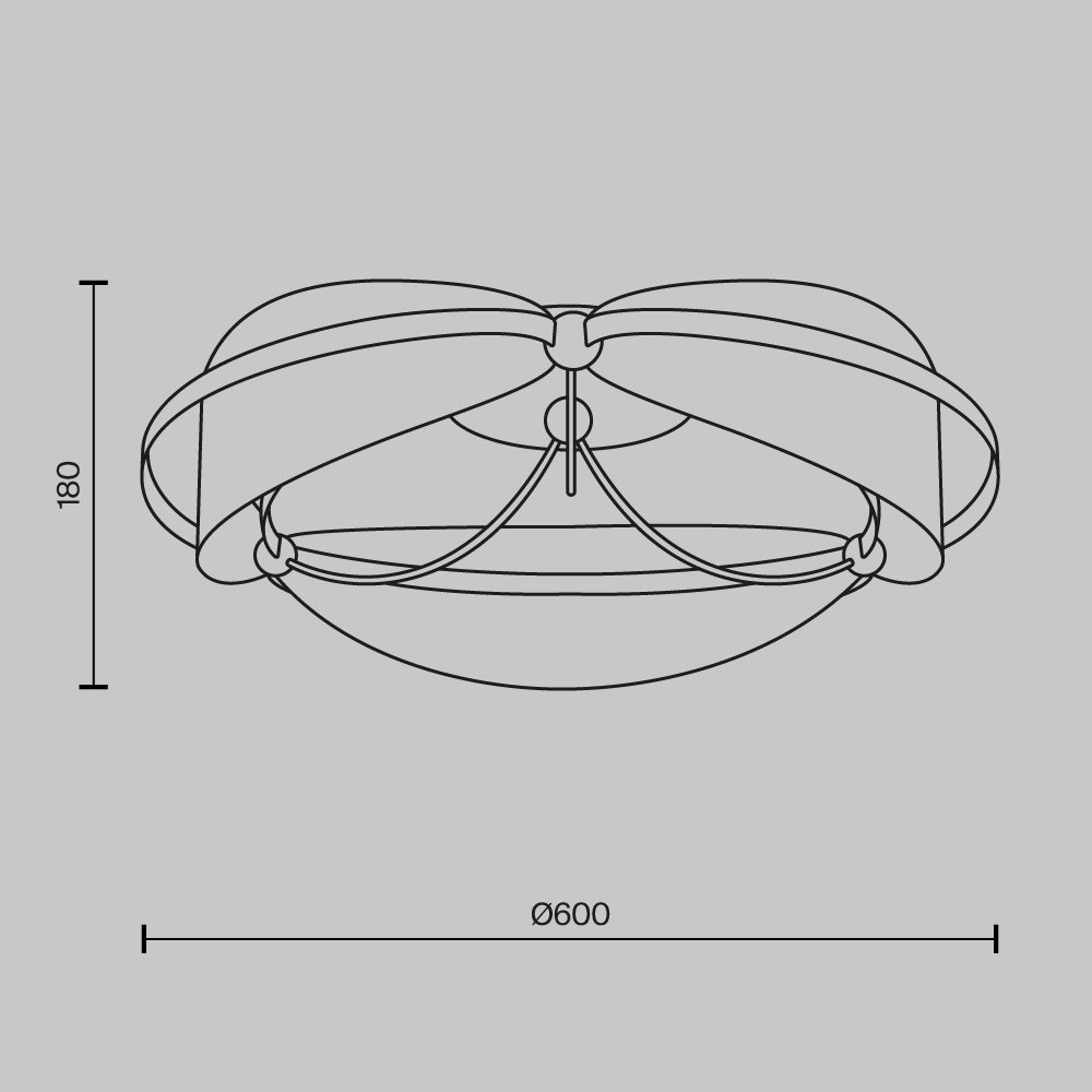 Потолочный светильник Breeze 3000К 45Вт в Ростове-на-Дону