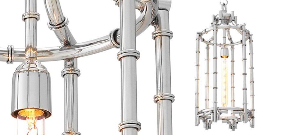 Люстра Eichholtz Lantern Vasco Steel - Loft-Concept в Ростове-на-Дону