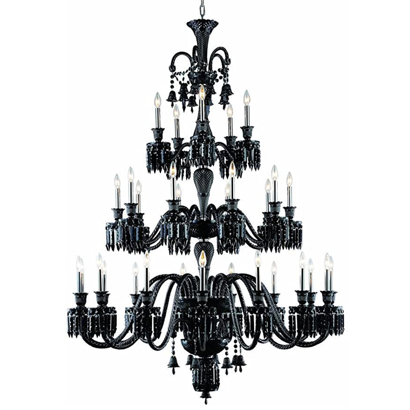 Люстра BACCARAT Zenith Midnight Chandelier 35 Черный в Ростове-на-Дону | Loft Concept 