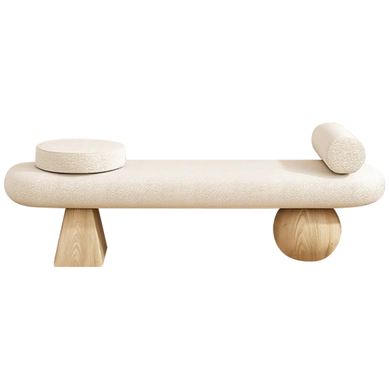  Hollie Wooden Forms Bench    -- | Loft Concept 