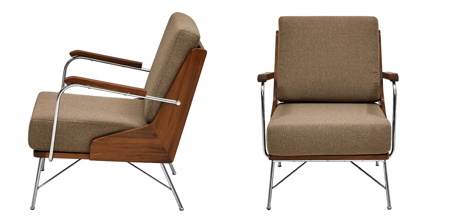 Кресло в ретро стиле Kinsey Armchair - фото