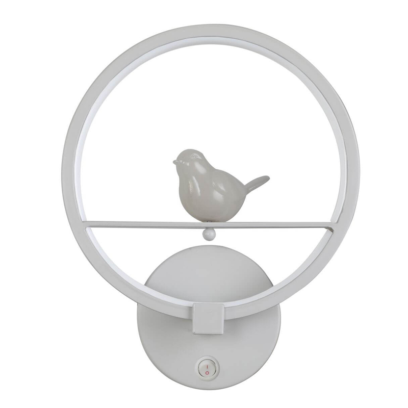  Bird Ring Sconce white   -- | Loft Concept 