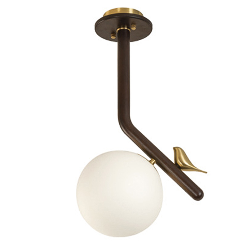     Bird Wood Ring Ceiling Lamp       -- | Loft Concept 