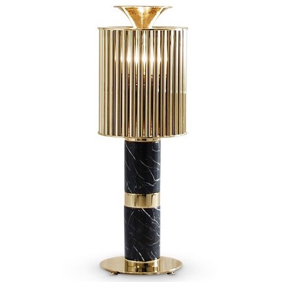   Donna Table Light in Brass with Black Marble Base     Nero  -- | Loft Concept 