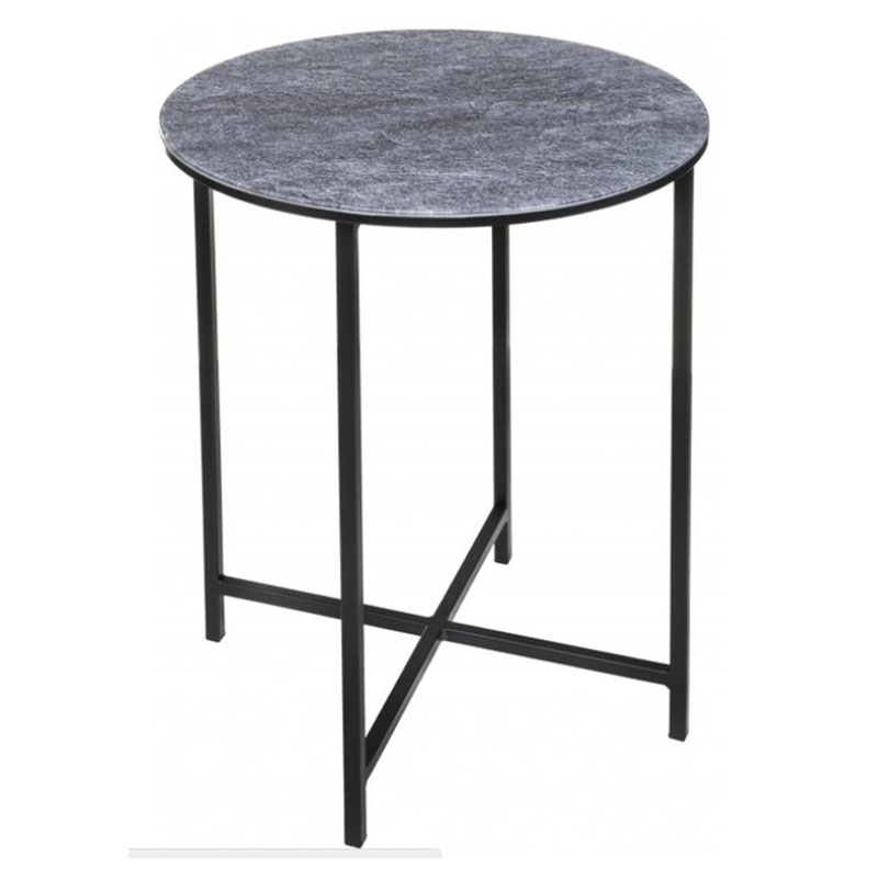  Zermatt Side Table round gray  (Gray)  -- | Loft Concept 