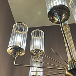 Люстра с 9-ю цилиндрическими стеклянными плафонами Jeanette варинант исполнения - 5 | Loft Concept в Ростове-на-Дону