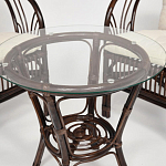 Комплект уличной мебели из ротанга Serenity Dark Brown варинант исполнения - 4 | Loft Concept в Ростове-на-Дону