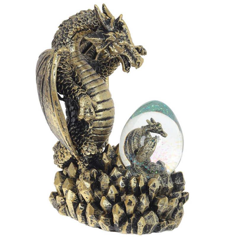       Dragon and Glass Egg Gold Black      -- | Loft Concept 