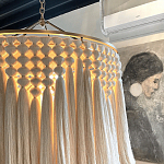 Люстра белая плетеная с кисточками Boho Tassel Chandelier варинант исполнения - 4 | Loft Concept в Ростове-на-Дону