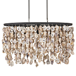 Люстра овальная с подвесками из устричных раковин Sea Ravens варинант исполнения - 3 | Loft Concept в Ростове-на-Дону