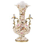 Ваза из фарфора с бронзовыми вставками Eden Garden варинант исполнения - 1 | Loft Concept в Ростове-на-Дону