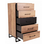 Комод с 5-ю ящиками в стиле лофт Urban Style Space варинант исполнения - 5 | Loft Concept в Ростове-на-Дону