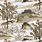 Ткань Velours landscape Beige пейзах N 1190 варинант исполнения - 2 | Loft Concept в Ростове-на-Дону