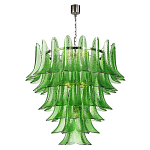 Люстра из семи ярусов зеленого стекла Independence варинант исполнения - 1 | Loft Concept в Ростове-на-Дону