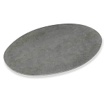 Стол обеденный с серой овальной столешницей из керамики на четырех деревянных ножках Gray Ceramics варинант исполнения - 2 | Loft Concept в Ростове-на-Дону