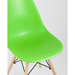 Пластиковый стул на ножках из массива бука Eames Light Green варинант исполнения - 2 | Loft Concept в Ростове-на-Дону