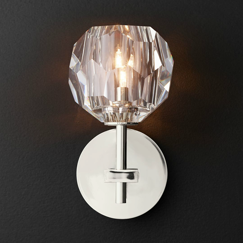  RH Boule de Cristal Single Sconce Chrome   -- | Loft Concept 
