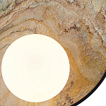 Бра круглое с каменным диском в металлической раме Sandstone Painting варинант исполнения - 3 | Loft Concept в Ростове-на-Дону