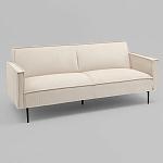 Диван современный вельветовый прямой Worcester Молочный варинант исполнения - 1 | Loft Concept в Ростове-на-Дону