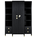 Большой шкаф с витриной Elsa Dreams Black варинант исполнения - 8 | Loft Concept в Ростове-на-Дону