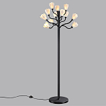 Торшер с плафонами из белых фарфоровых цветов на изогнутых ветвях Floralis варинант исполнения - 4 | Loft Concept в Ростове-на-Дону