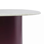 Журнальный столик овальный с мраморной столешницей Decor Showcase варинант исполнения - 3 | Loft Concept в Ростове-на-Дону