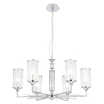 Люстра с 6-ю цилиндрическими стеклянными плафонами Jeanette варинант исполнения - 6 | Loft Concept в Ростове-на-Дону