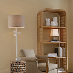 Настольная лампа с фигурным узором и трапециевидным абажуром Сonundrum варинант исполнения - 5 | Loft Concept в Ростове-на-Дону