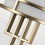 Бра с геометрическим каркасом и матовым белым цилиндрическим плафоном Feiss варинант исполнения - 3 | Loft Concept в Ростове-на-Дону