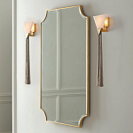 Зеркало в золотой деревянной раме Riviera варинант исполнения - 2 | Loft Concept в Ростове-на-Дону