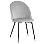 Мягкий стул в сером велюре Miruna Chair варинант исполнения - 1 | Loft Concept в Ростове-на-Дону