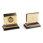 Настольный письменный набор из яшмы и долерита с декором Двуглавый орел Manager Organizer варинант исполнения - 4 | Loft Concept в Ростове-на-Дону