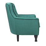 Кресло с мягкой обивкой из велюра на 4-х ножках из массива березы Scarlett Armchair green варинант исполнения - 2 | Loft Concept в Ростове-на-Дону