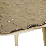 Столик журнальный металлический золотого цвета Modern Rethinking of Traditions варинант исполнения - 1 | Loft Concept в Ростове-на-Дону