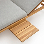 Садовый диван-трансофрмер Kate серый варинант исполнения - 3 | Loft Concept в Ростове-на-Дону