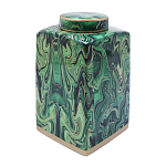 Ваза с малахитовым узором MALACHITE варинант исполнения - 2 | Loft Concept в Ростове-на-Дону