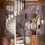 Обои ручная роспись Willow & Waves Original colourway on Edo painted Xuan paper with antiquing варинант исполнения - 3 | Loft Concept в Ростове-на-Дону