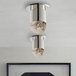 Потолочный светильник светодиодный с плафоном из натурального камня Purgatory варинант исполнения - 4 | Loft Concept в Ростове-на-Дону