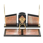 Настольный письменный набор из розового мрамора Marble Accessory варинант исполнения - 1 | Loft Concept в Ростове-на-Дону