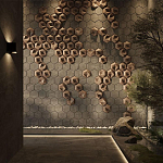 Гипсовая 3D панель с принтографией PM-41 варинант исполнения - 3 | Loft Concept в Ростове-на-Дону