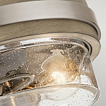 Потолочный светильник с прозрачным стеклянным плафоном с эффектом пузырьков Kichler варинант исполнения - 2 | Loft Concept в Ростове-на-Дону